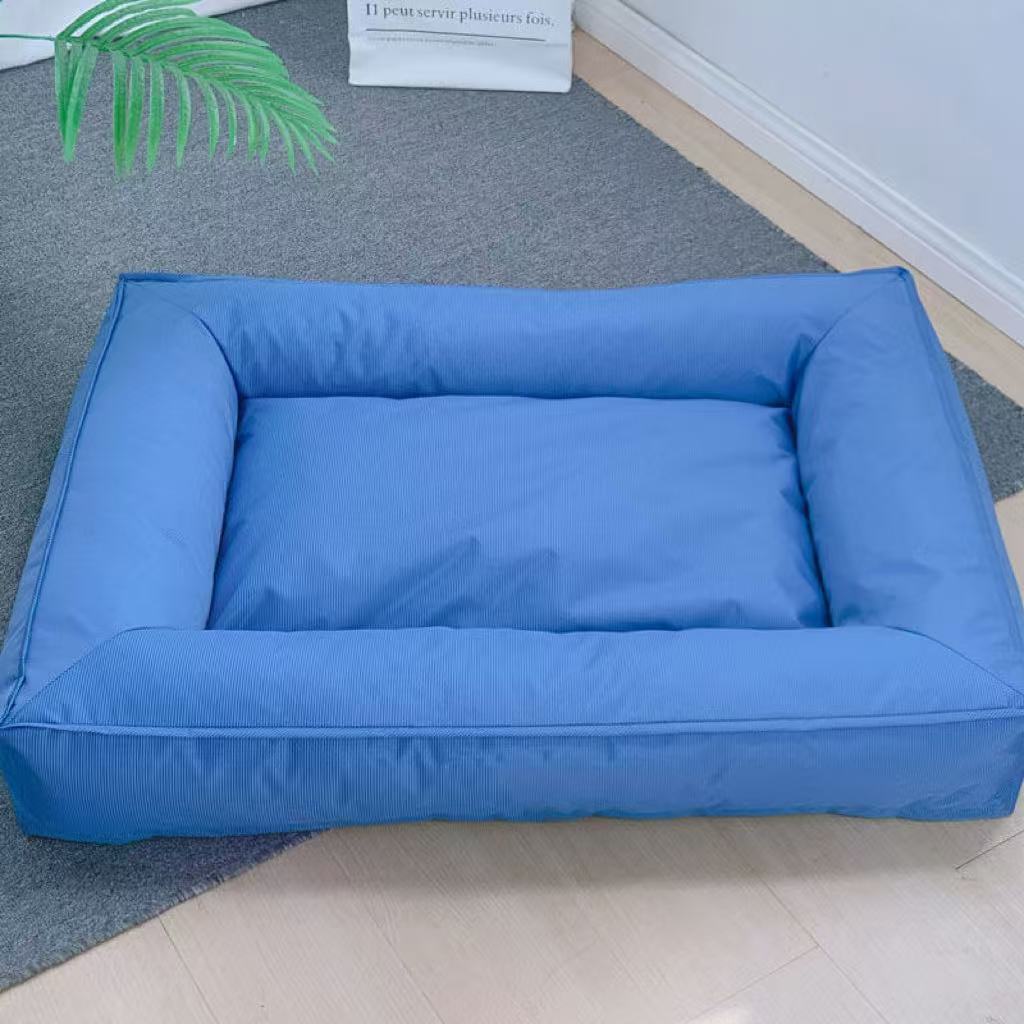Orthopedic Pet Ground Bed - Full Surround Support Memory Foam for Dogs and Cats