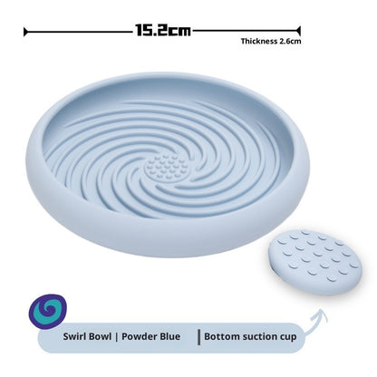 Dog Slow Feeder Lick Mat - Silicone Calming Bowl and Lick Pad for Dogs