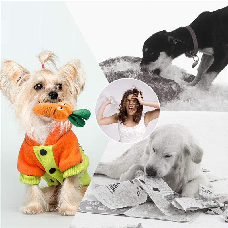 Dog Squeaky Plush Toy - Fashion Interactive Game Toy for Dogs