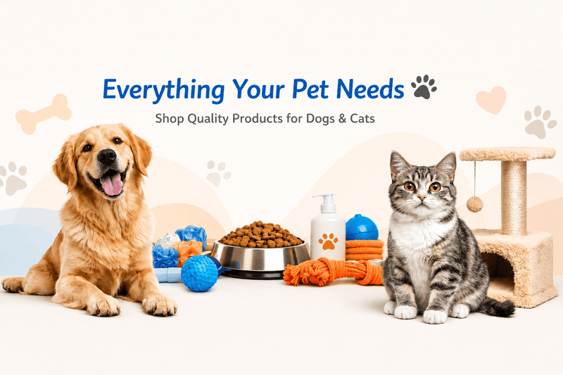 Tailvoro Store Official Banner - Quality Pet Supplies for Dogs and Cats