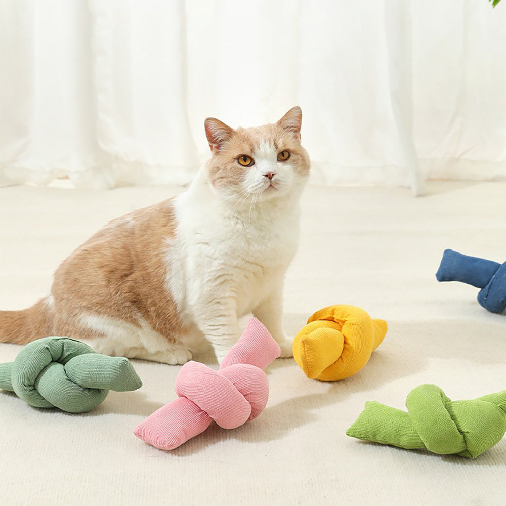 Dog Rope Chew Toy - Natural Cotton Knot Tug Toy for Dogs