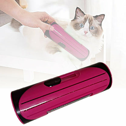 Pet Deshedding Grooming Comb Brush - Roll Trimmer for Dog and Cat Fur
