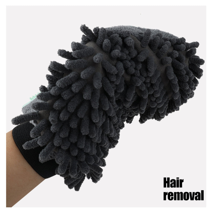 Pet Bathing Brush Grooming Minimum - 2-in-1 Massage Glove for Dogs and Cats